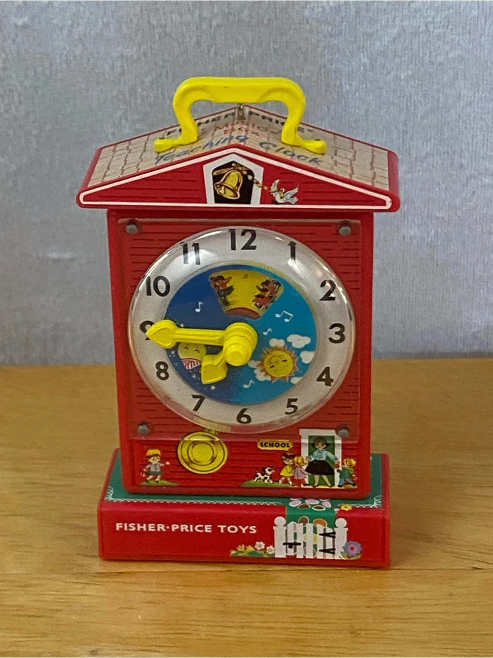 2011 Hallmark Fisher Price Teaching Clock Ornament